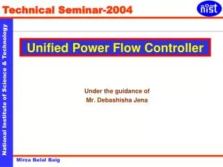 Unified Power Flow Controller