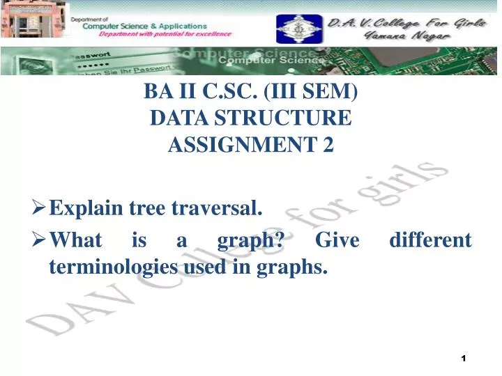 ba ii c sc iii sem data structure assignment 2