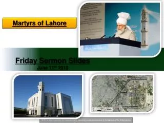 Friday Sermon Slides June 11 th 2010
