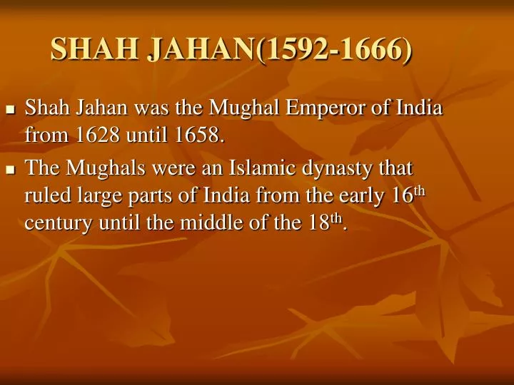 shah jahan 1592 1666