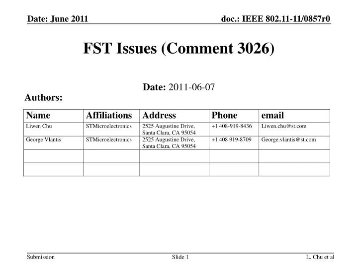 fst issues comment 3026