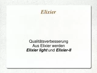 elixier