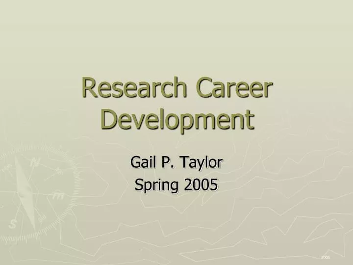 research career development