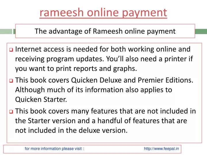 rameesh online payment
