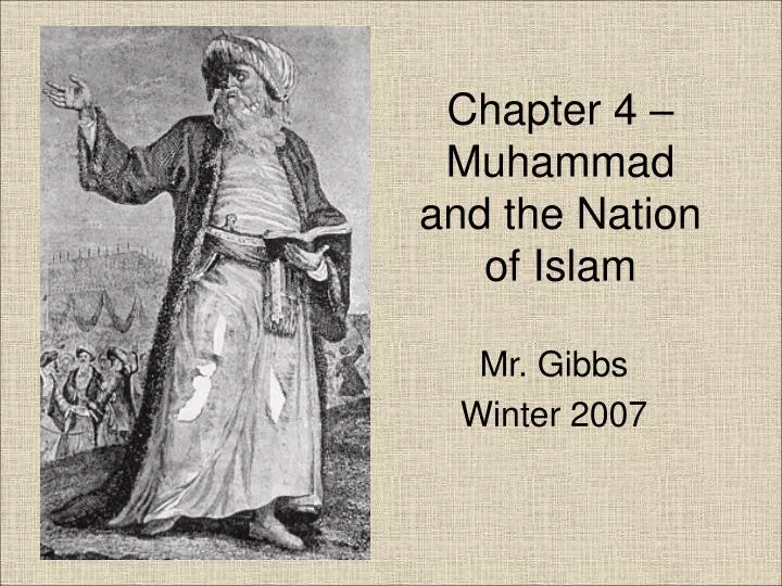chapter 4 muhammad and the nation of islam