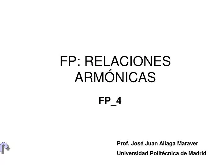 fp relaciones arm nicas