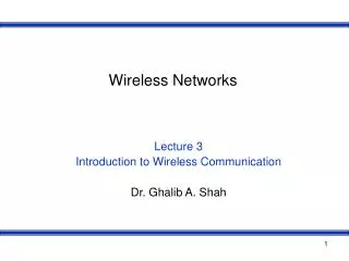 wireless networks