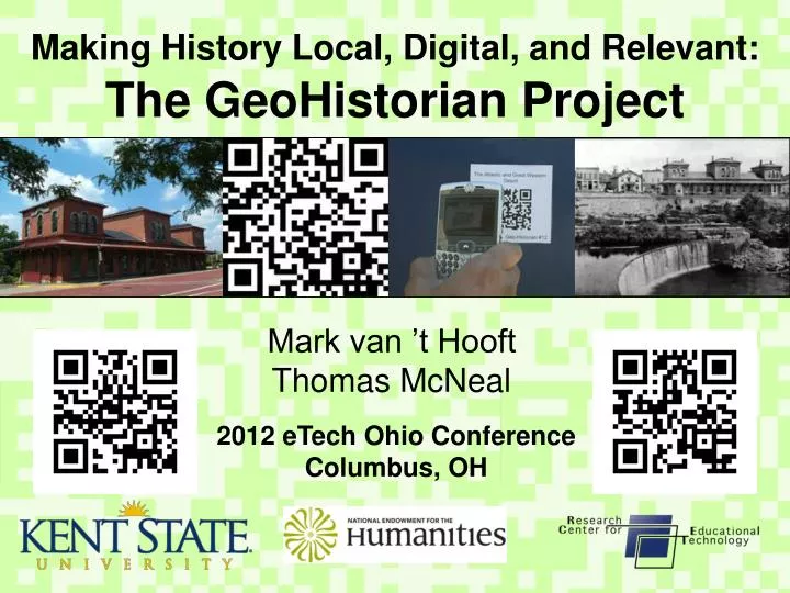 making history local digital and relevant the geohistorian project