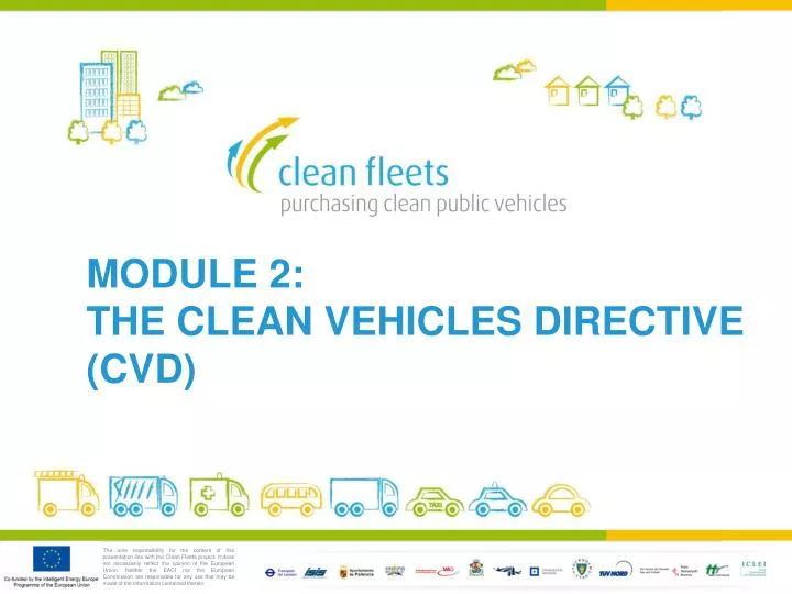 module 2 the clean vehicles directive cvd