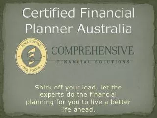 Certified Financial Planner Australia