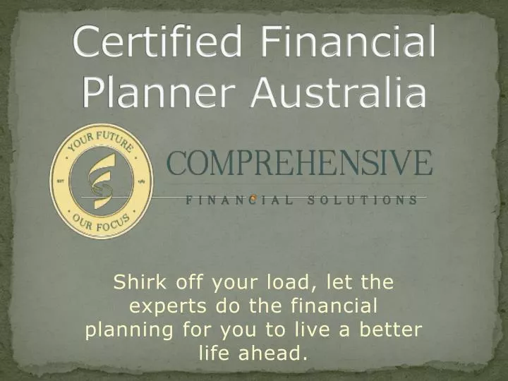 certified financial planner australia