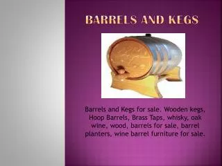 Wine barrel planters | oak wine barrel