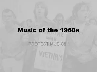Music of the 1960s