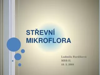st evn mikroflora