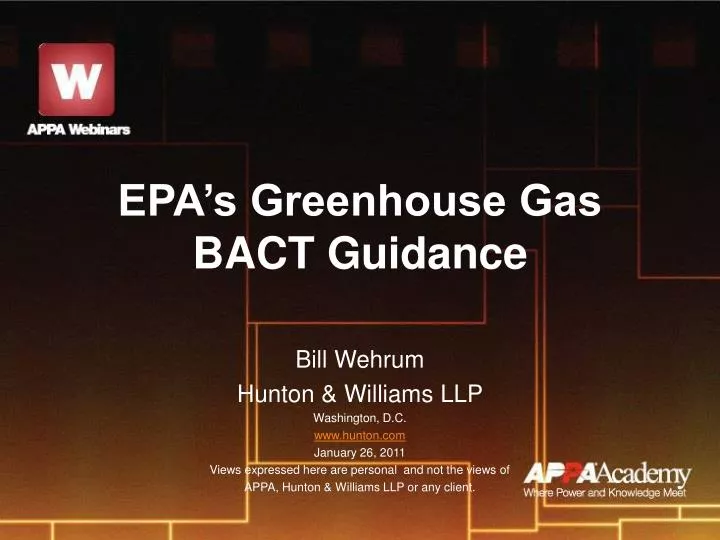 epa s greenhouse gas bact guidance