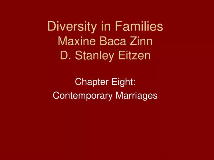 diversity in families maxine baca zinn d stanley eitzen