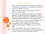 Clean Air Act - slide 1