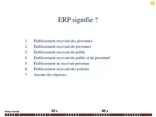 erp signifie