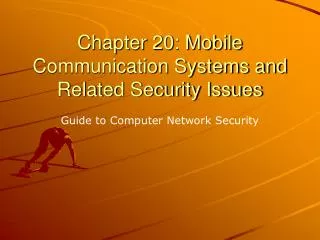 chapter 20 mobile communication systems and related security issues