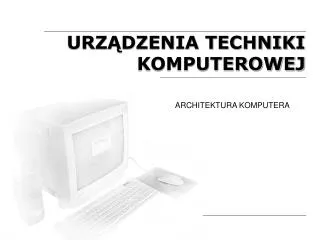 urz dzenia techniki komputerowej