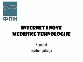 koncept ispitnih pitanja