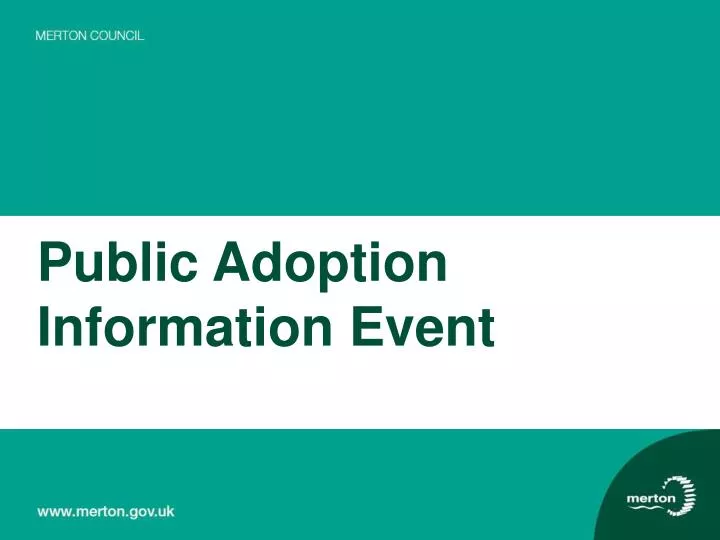 public adoption information event