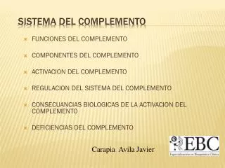 sistema del complemento