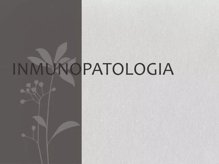 inmunopatologia
