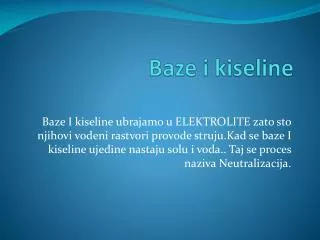 baze i kiseline