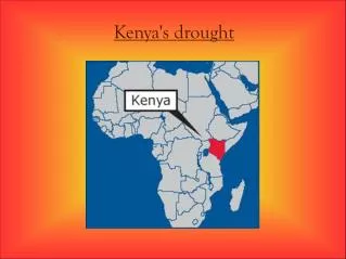 Kenya's drought