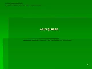 acizi i baze