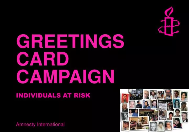greetings card campaign