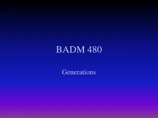 BADM 480