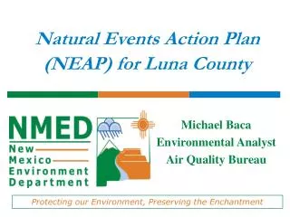 Natural Events Action Plan (NEAP) for Luna County