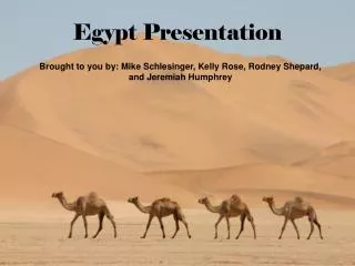 Egypt Presentation