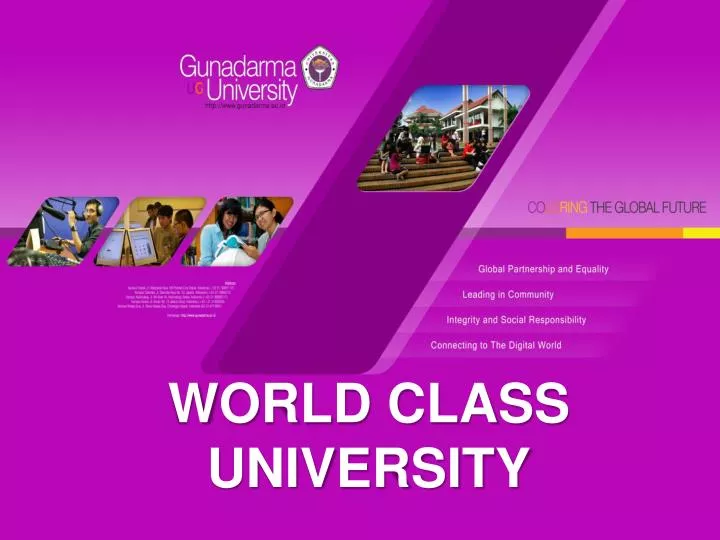 world class university