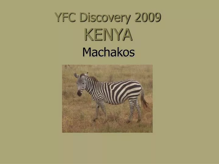 yfc discovery 2009 kenya