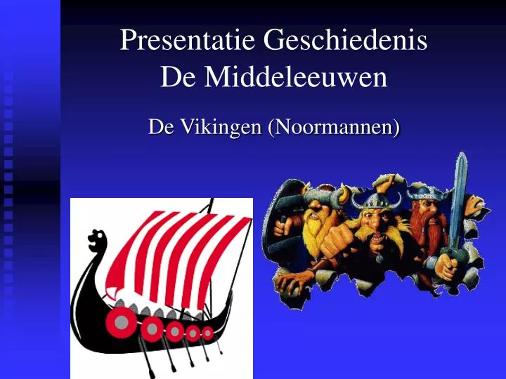 presentatie geschiedenis de middeleeuwen