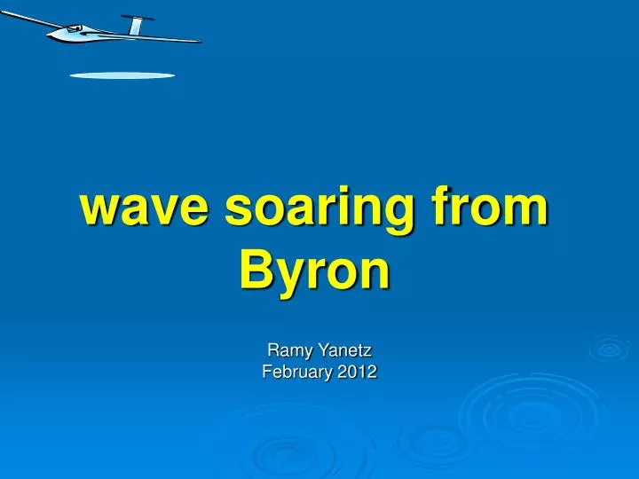 wave soaring from byron