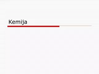 kemija