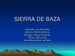 SIERRA DE BAZA - slide 1