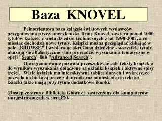 baza knovel