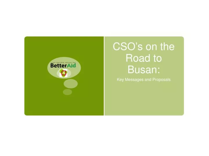 cso s on the road to busan