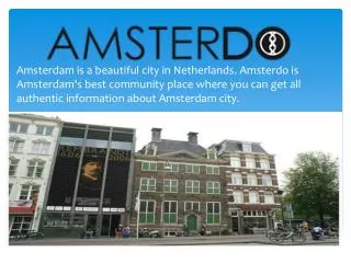Know All About Amsterdam