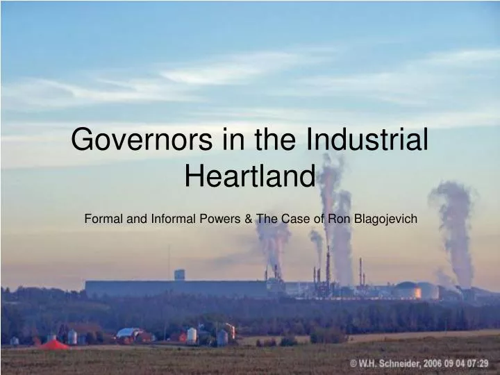 governors in the industrial heartland