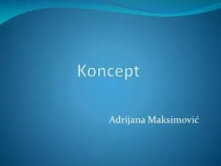 koncept