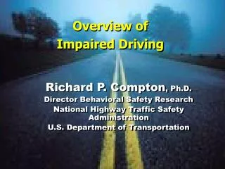 Overview of Impaired Driving