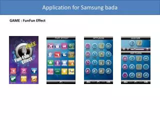 Application for Samsung bada