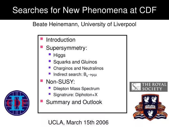 searches for new phenomena at cdf