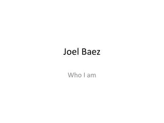 Joel Baez